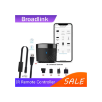 Broadlink rm4 mini + hts2 ir controle remoto ar condicionado tv set-top box sensor de umidade temperatura hts2 com alexa