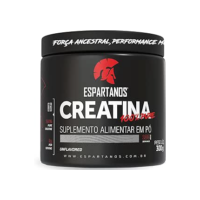Creatina Monohidratada 100% Pura em pote 300g Espartanos Suplementos