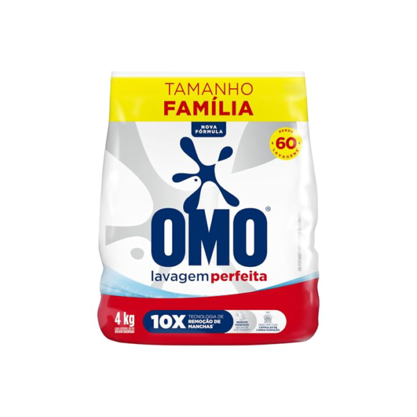 Omo Sabão em Pó Lavagem Perfeita 4Kg