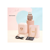 Divoom LoveLock Bluetooth Speaker Caixa De Som Portátil De 5W , Com Função De Gravação Mini Retro Design Elegante Para Menina