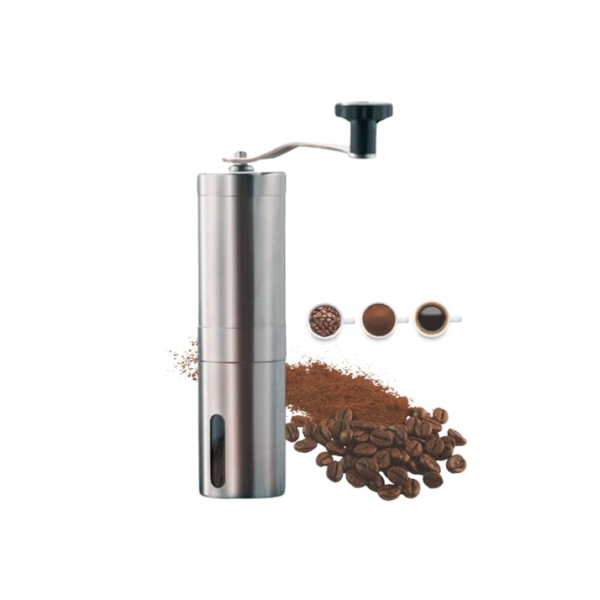 Moedor de Café Grãos Manual Inox Portátil Cerâmica