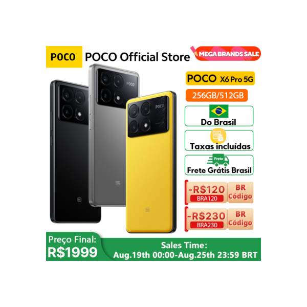 POCO-Smartphone Versão Global, Dimensão 8300-Ultra, 5G, Dot Display, 64MP, NFC, Dimensão, AMOLED, NFC, Dimensão, 6,67 ", X6 Pro