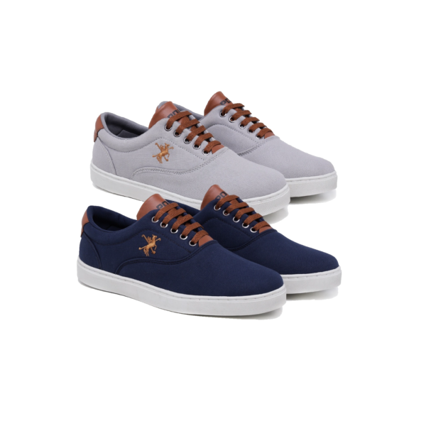 Kit 2 Tênis Polo Fran Sapatenis Masculino Casual Cano Baixo Miami