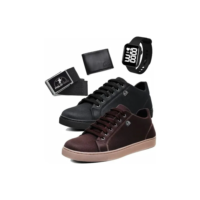 Kit 2 Pares De Tênis Polo Fran Casual Relógio Carteira Cinto