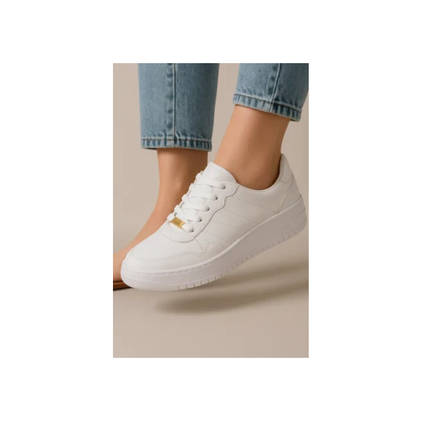 Tênis Branco Vizzano Femino Casual  Airforce Confortavel