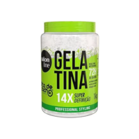 Salon Line, Gelatina Capilar, ToDeCacho, Super Definição, Vegano - Cabelos Ondulados, Cacheados e Crespos, 1 Kg