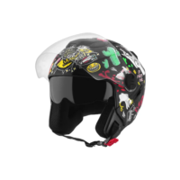 Capacete Moto Aberto New Atomic Universe Lançamento Oferta