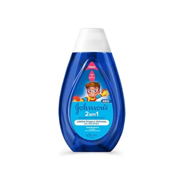 Johnson's Shampoo e Condicionador Infantil 2 em 1, 400ml