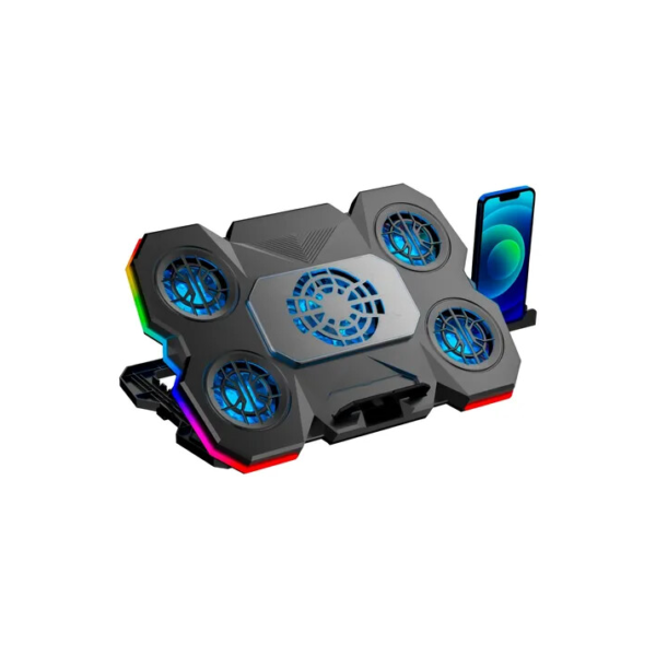 Base Suporte Para Notebook Refrigerada Ajustável Gamer Rgb