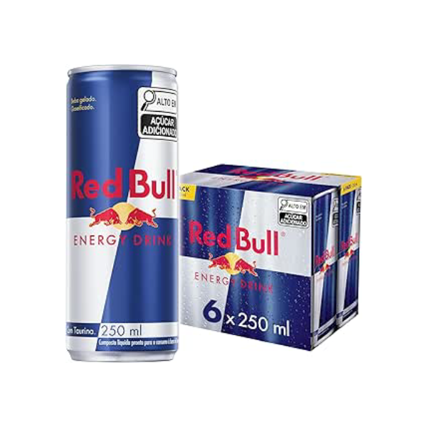 Pack de 6 Latas Red Bull Energético Energy Drink 250Ml