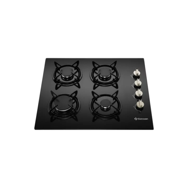 Cooktop De Embutir Gás Epsilon Prime 4 Bocas Preto 127v/220v