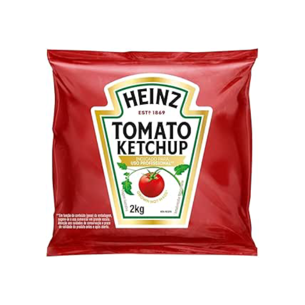 Heinz Ketchup Sache Tradicional, 2KG - Tamanho Grande