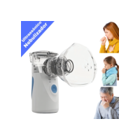 Nebulizador Ultrassônico inalador portátil a pilha e bivolt
