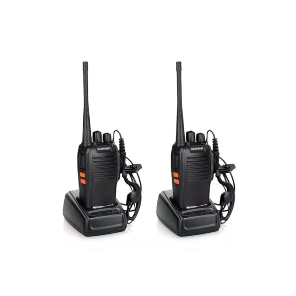 kit 2 rádios comunicador Alcance 12 Km 16 Canais BF 777S Profissional recarregável rádio segurança