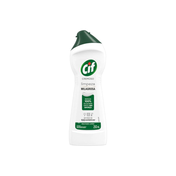 CIF Cremoso Limpeza Milagrosa Limão 250 ml