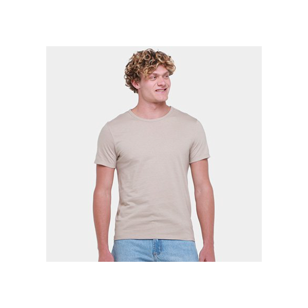 Camiseta Hering Básica Masculina - Marrom
