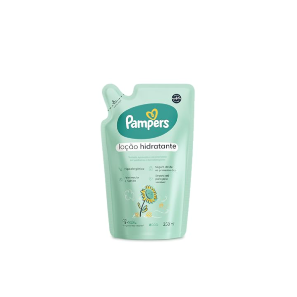 PAMPERS REFIL LOÇÃO HIDRATANTE CORPORAL GIRASSOL 350ml