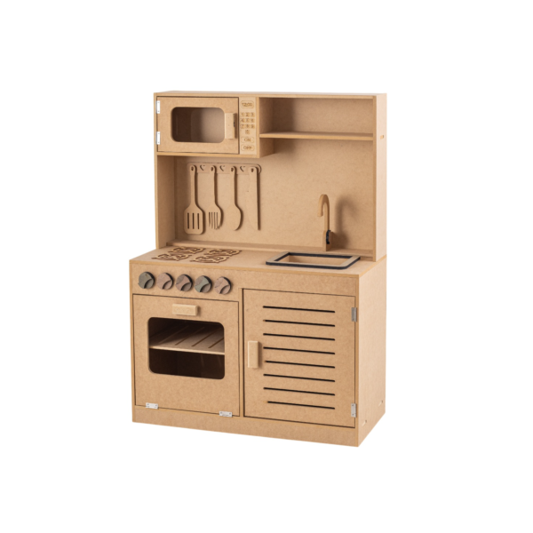 Cozinha de brinquedo infantil desmontável mdf