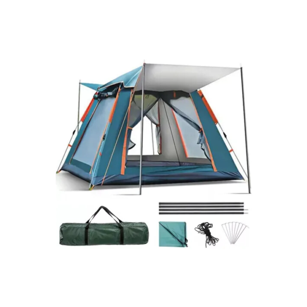 Barraca De Acampamento Grande Para 4/5 Pessoas 210x210x145cm