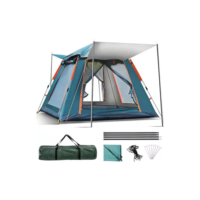 Barraca De Acampamento Grande Para 4/5 Pessoas 210x210x145cm
