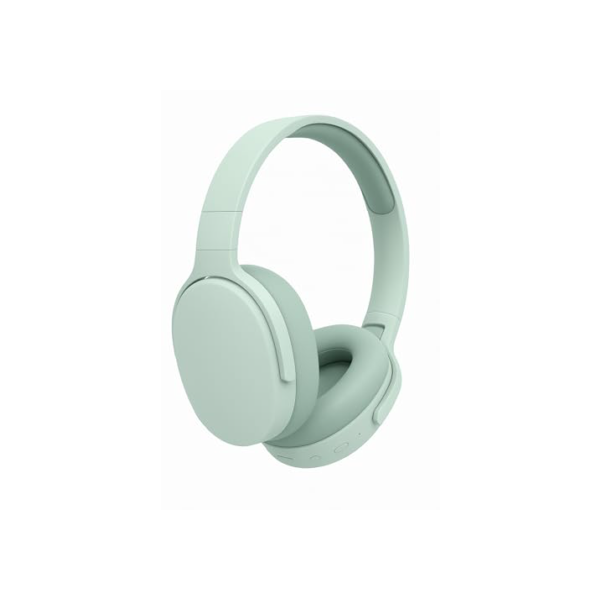 Fone de Ouvido Bluetooth 5.3 Headphone Sem Fio Fone Academia Corrida Trabalho com Cancelamento de Ruído On-ear Dobrável PREMIUM (Verde Claro)