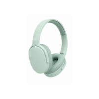 Fone de Ouvido Bluetooth 5.3 Headphone Sem Fio Fone Academia Corrida Trabalho com Cancelamento de Ruído On-ear Dobrável PREMIUM (Verde Claro)