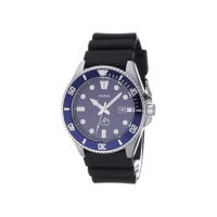 Casio Série MDV106 | Relógio analógico unissex | 200 m WR | Caixa de aço inoxidável | Pulseira de resina | 2 ponteiros analógicos (HR, min, SEC) | Exibição da data | Coroa rosqueada/parte traseira da