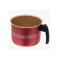 Canecão / Leiteira nº 16 Antiaderente cereja/creme – 2,3L | Confira Tamanhos nas Variações