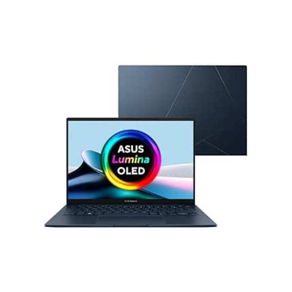 Notebook ASUS Zenbook 14 OLED UX3405MA Intel Core Ultra 9 185H AI 32Gb Ram 1TB SSD Windows 11 Home Tela 14" Blue - PP809W