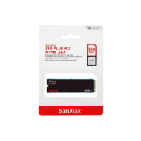 Ssd Sandisk Plus 500gb M.2 2280 Pcie Gen3 Nvme SDSSDA3N-500G-G26 Preto