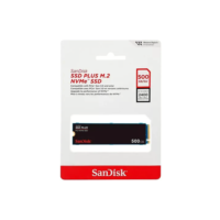 Ssd Sandisk Plus 500gb M.2 2280 Pcie Gen3 Nvme SDSSDA3N-500G-G26 Preto