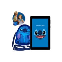Tablet Positivo Vision Tab 7 Stitch - Processador Octa-core 3gb Ram 64gb Armazenamento, Tela 7 Ips, Bateria 3100mah, Android 14 Go, Wi-fi - Preto - Inclui Capa De Proteção E Capa De Transporte