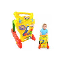 Andador Infantil Bebe Didático Educativo Brinquedo 2 Em 1