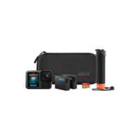 GoPro HERO13 Black Bundle - Kit com Câmera de Ação à Prova d'água 10m, 5.3K60, HLG HDR, 27MP, HyperSmooth 6.0, GPS, Wi-Fi 6 e Acessórios Extras The Handler, Bateria Enduro, Cartão de 64GB e um Estojo