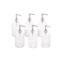 Porta Sabonete Líquido Lyor Sortido de Vidro 380ml