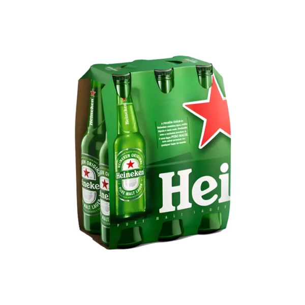 Cerveja Heineken Puro Malteloira Long Neck 250ml 6 U