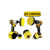 Kit Escovas De Limpeza Pesada Para Parafusadeira Furadeira