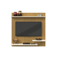 Painel Para Tv 32 Polegada Com Nicho Prateleira Retro Madrid