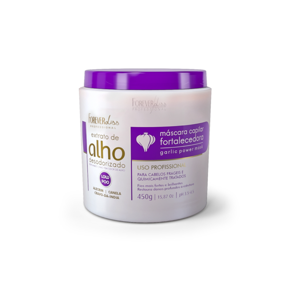 Máscara Capilar De Alho Fortalecedora Forever Liss 450G