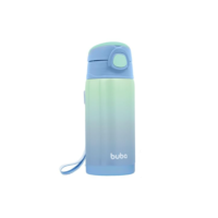 Buba Copo Térmico Parede Dupla Com Canudo - Azul