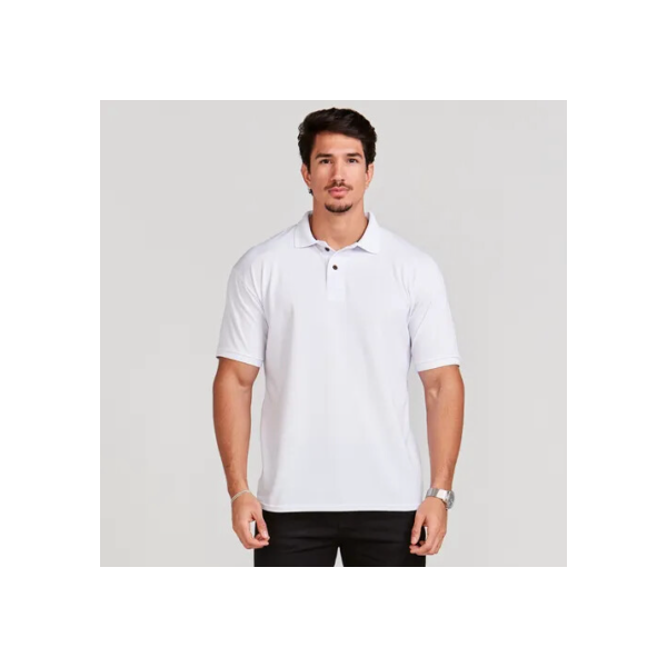 Camiseta Polo Masculina Piquet Algodão Slim Manga Curta
