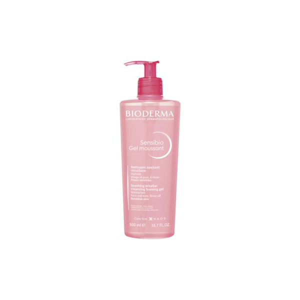BIODERMA Gel de Limpeza Micelar Facial Sensibio Gel Moussant 500ml