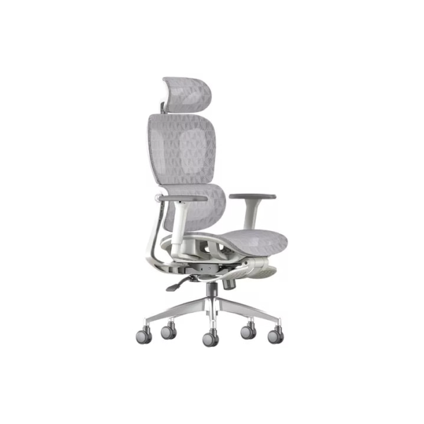 Cadeira Escritório Ergonômica Executiva Premium Sensetup Cosy T03 Cor Branco Material do estofamento Mesh