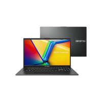 Notebook ASUS VivoBook Go 15, AMD RYZEN 5 7520U, 8GB, 512GB SSD, KeepOS, Tela 15,6" FHD, Mixed Black - E1504FA-NJ732