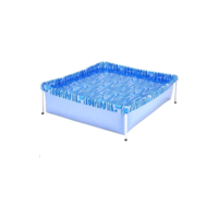 Piscina Infantil Quadrada Estrutural Pvc 400 Litros - Mor