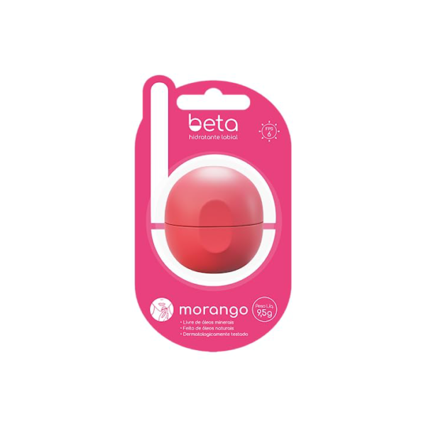 Beta Hidratante Labial - Morango 9,5g