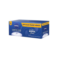 NIVEA Sabonete em Barra Creme Care Promo 6 un. 90g - Limpa e deixa a pele macia mesmo após o banho, com glicerina, fragrância NIVEA Creme e o exclusivo ingrediente Eucerit