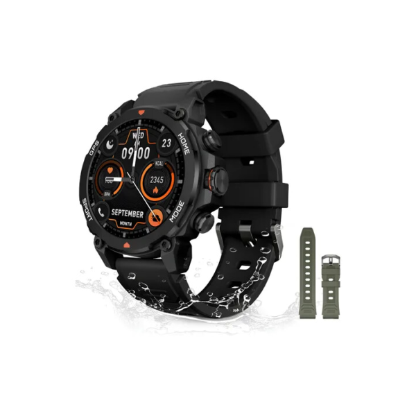 Relógio Inteligente Smartwatch Aurafit G6 Preto Com 5atm Gps