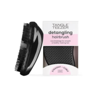 Tangle Teezer - Escova de cabelo desembaraçadora The Original Panther Black, para todos os tipos de cabelo, úmido e secos, Cor: Preta