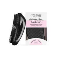 Tangle Teezer - Escova de cabelo desembaraçadora The Original Panther Black, para todos os tipos de cabelo, úmido e secos, Cor: Preta